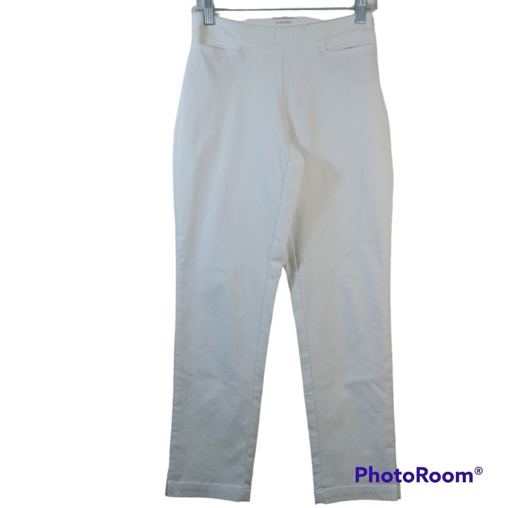 Tommy Bahama White Arielle Island Zone Cropped Pants Vacation Coastal  Size 0
